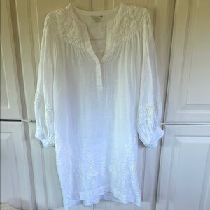 Joie White Long Sleeve Dress